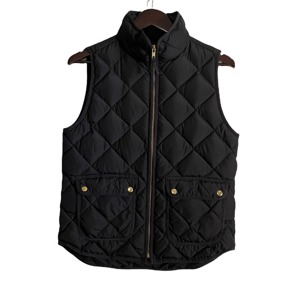 J. Crew Jackets & Blazers - Excursion Quilted Puffer Vest Down Filled Warm Classic Layering Outerwear